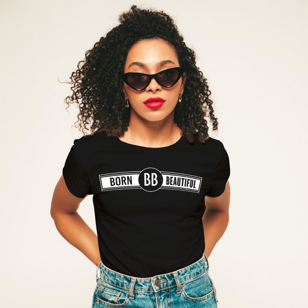 Born Beautiful Adult T-Shirt