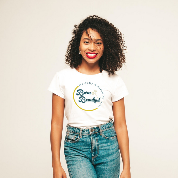 Born Beautiful Boho Adult T-Shirt