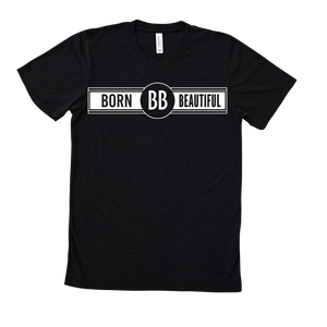 Born Beautiful Adult T-Shirt