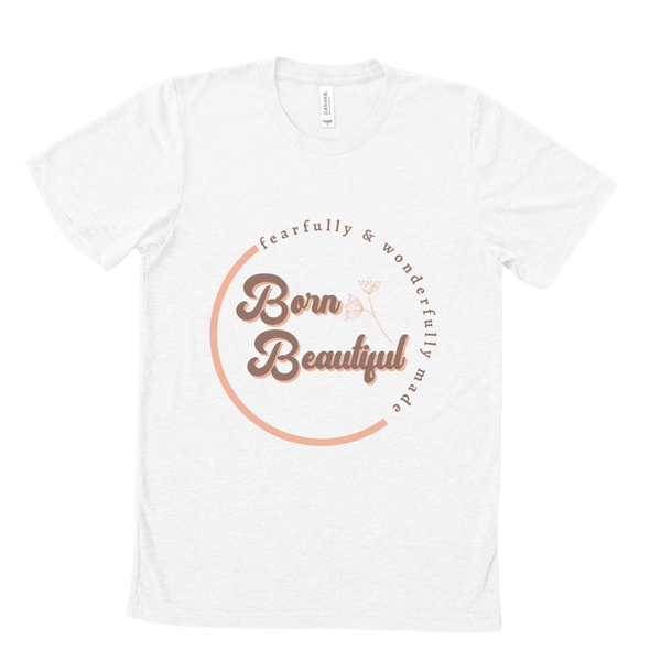 Born Beautiful Boho Adult T-Shirt