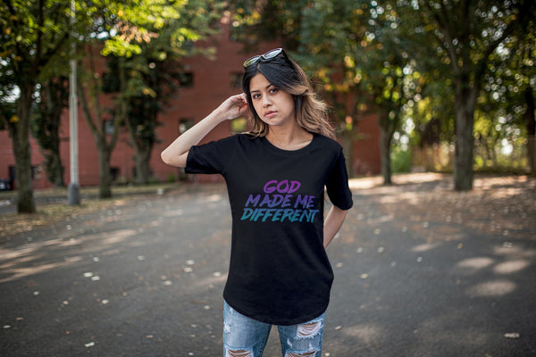 God Made Me Different Adult T-Shirt