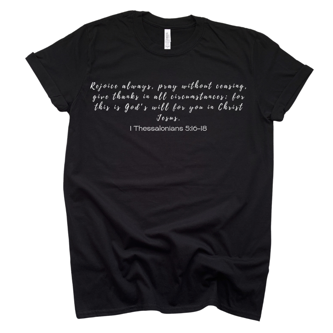 Pray Without Ceasing - Minimalist Adult T-Shirt