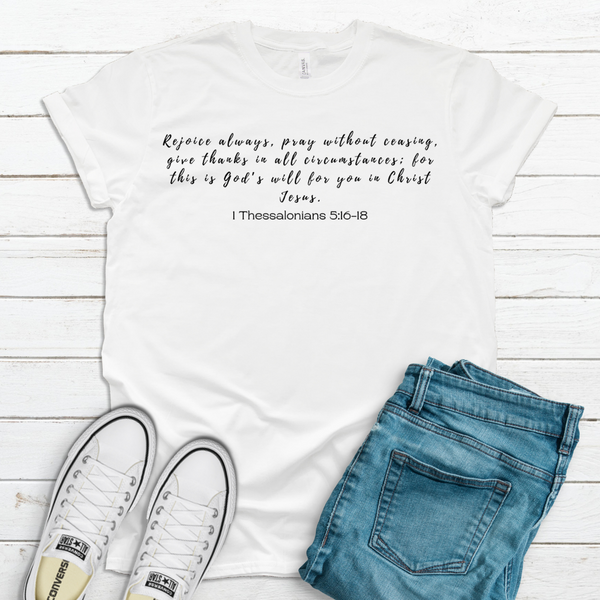 Pray Without Ceasing - Minimalist Adult T-Shirt