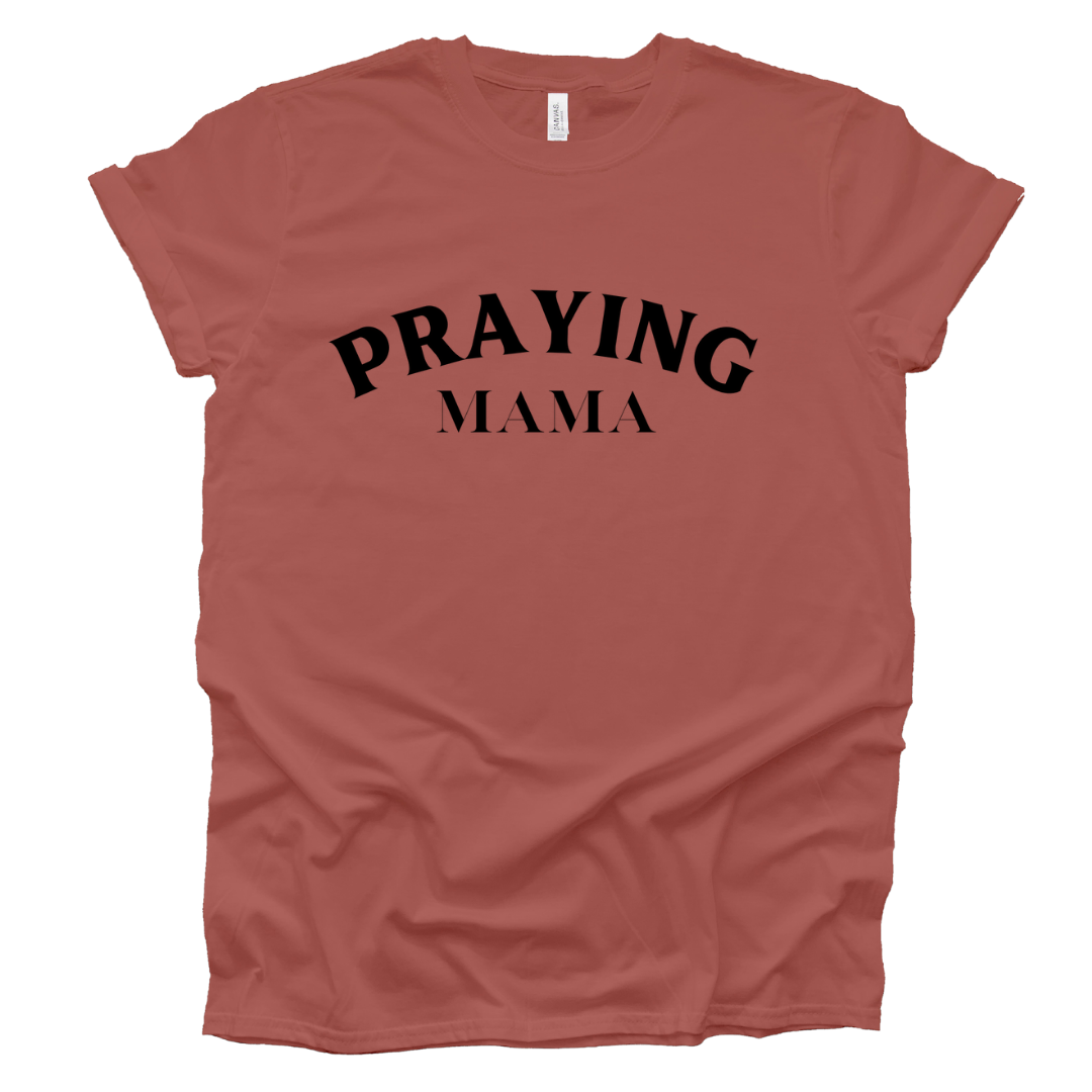 Praying Mama Adult T-Shirt